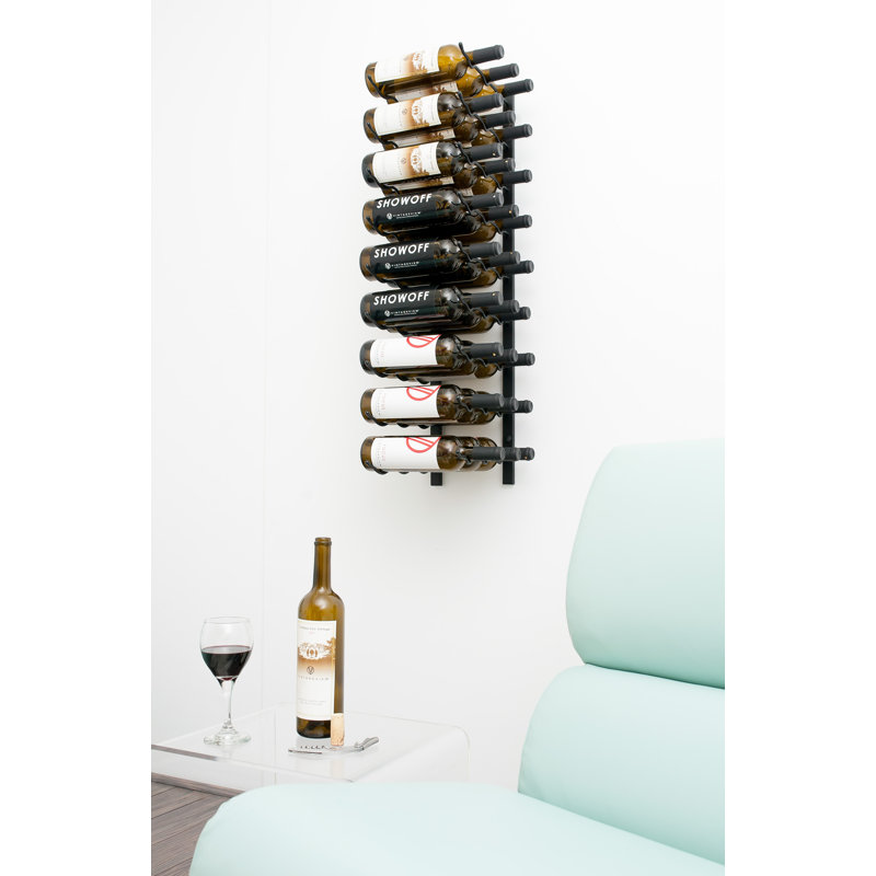 VintageView 27 Bottle Metal Wall Mounted Wine Rack & Reviews Wayfair